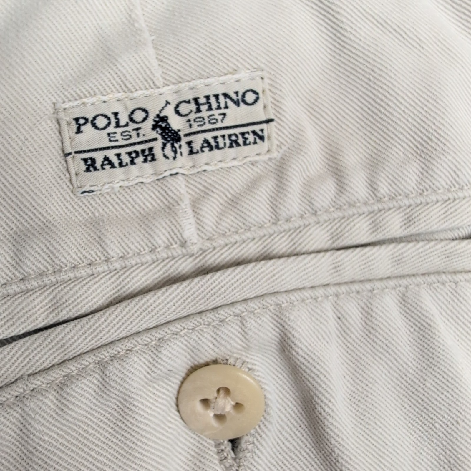 Pantalon chino Polo Ralph Lauren crème taille W36xL36 FR36 #39cr