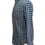 CHEMISE CHAPS FLANELLE DOUBLÉE M Bleue Carreaux VESTE Workwear