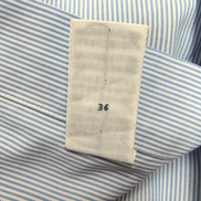 Chemise Polo Ralph Lauren Curham Custom Fit XL Bleu Col Blanc Rayée
