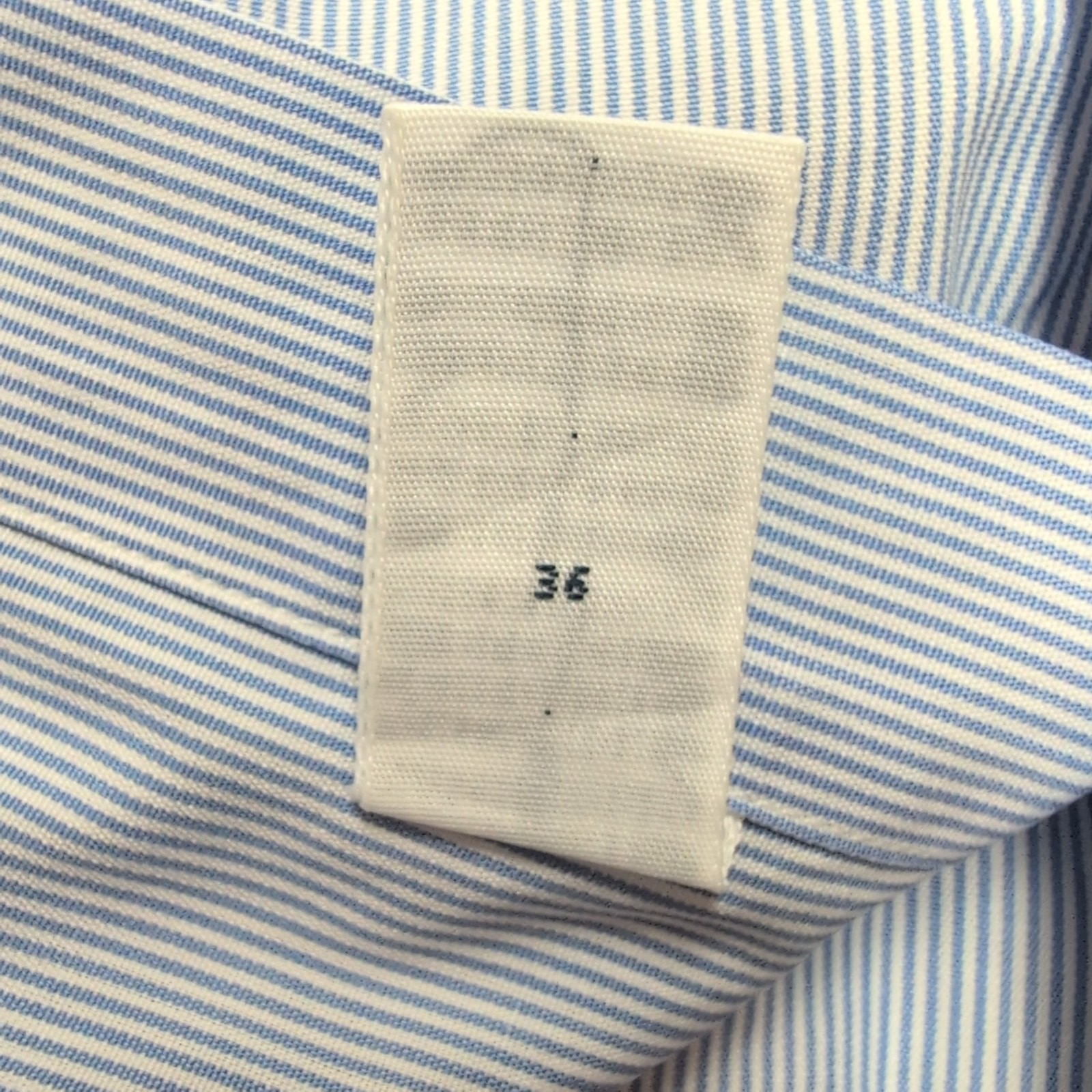 Chemise Polo Ralph Lauren Curham Custom Fit XL Bleu Col Blanc Rayée