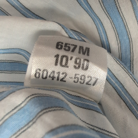Chemise Levis Silver Label M Rayures Bleu 2 Poches Manches Courtes