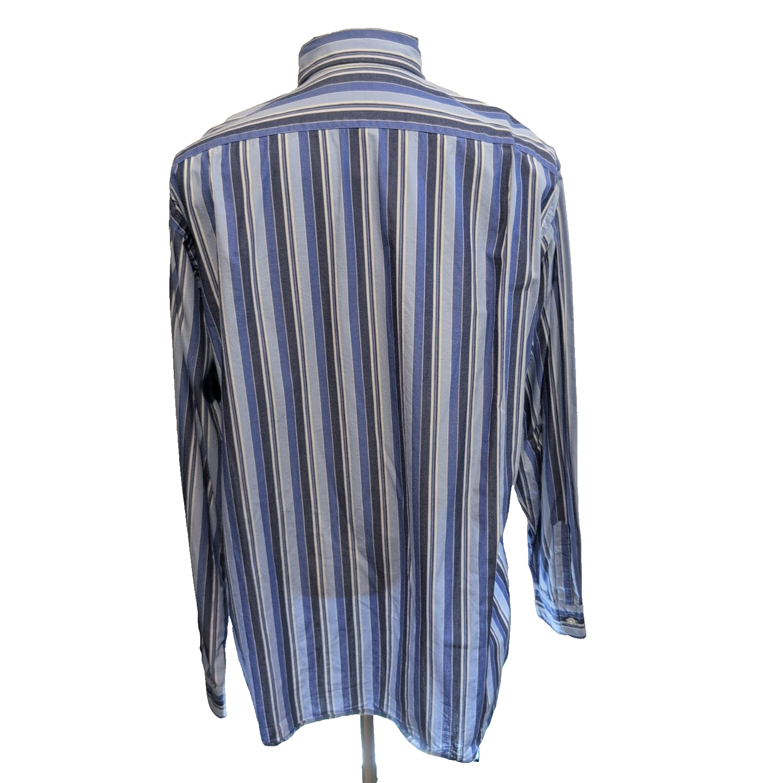 Chemise Polo Ralph Lauren XL XXL Westerton Bleue Rayures Coton Sans Logo