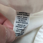 Chemise Ralph Lauren Classic Fit M Blanche Big Logo Bleu Marine N°3