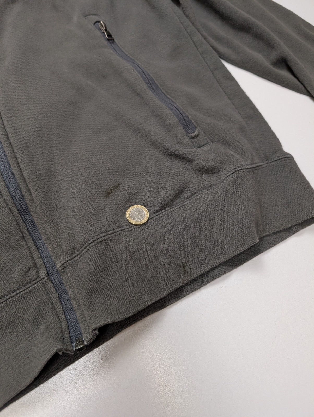 Veste à Capuche The North Face Grise & Noire Multi-Poches - Taille L