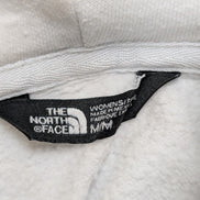 The North Face Sweat à Capuche Blanc Logo Bleu Marine - Taille M Femme