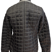 NAUTICA Veste Femme Matelassée S Gris Foncé Boutonnée Hiver Mi-Saison |323BSR