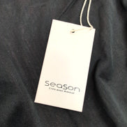 Déshabillé long SEASON T.S/M Bordeaux Noir Motif Abstrait Doublé Fluide