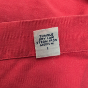 Chemise Ralph Lauren Blaire L Rouge Shirt Button Down Coton Logo Bleu Marine
