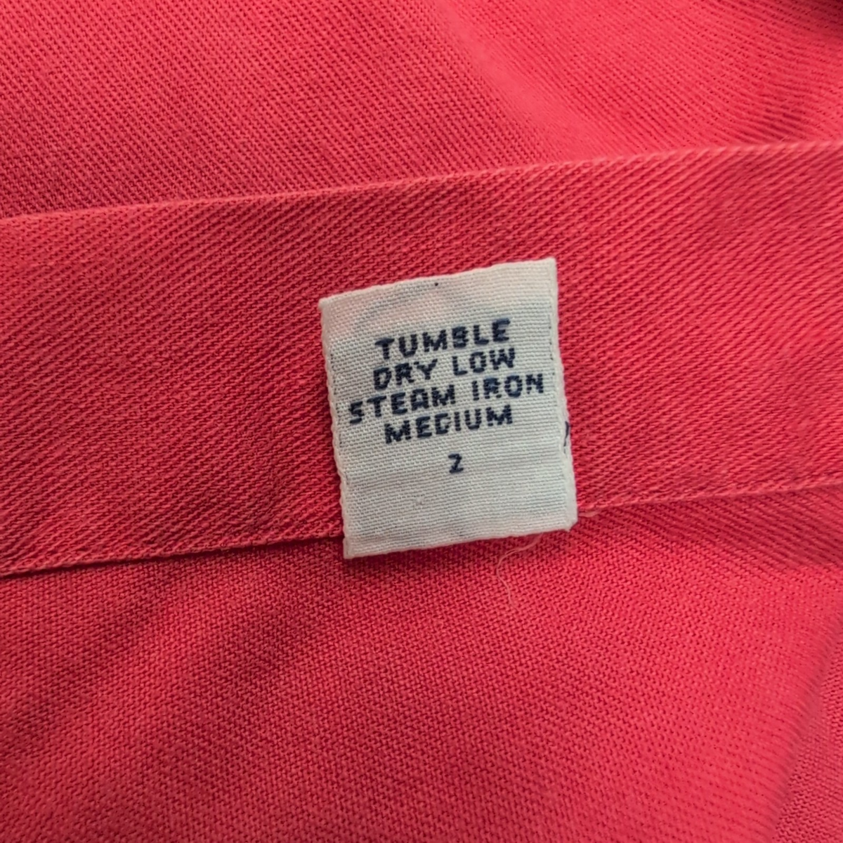 Chemise Ralph Lauren Blaire L Rouge Shirt Button Down Coton Logo Bleu Marine