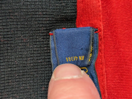 Veste zippée Polo Ralph Lauren M rouge noir Big Pony logo doré n°8