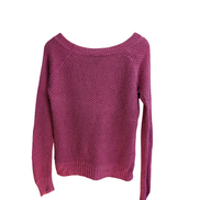 Pull femme LAUREN Ralph Lauren lin coton rose fuchsia maille L