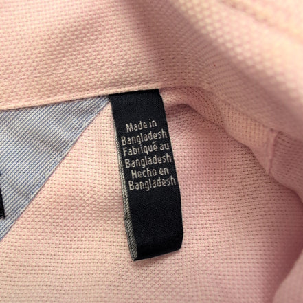 Chemise Tommy Hilfiger Rose Pâle Manches Longues - Taille M/L