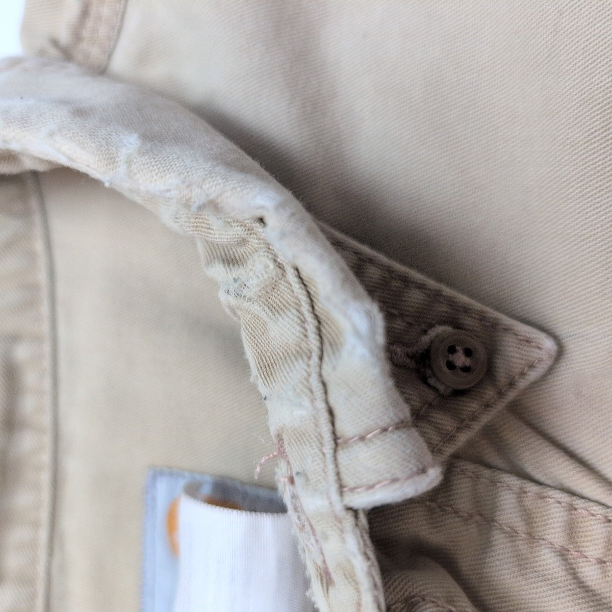 Chemise Carhartt FR 2XL Beige Workwear Coupe-Feu 3 Poches manches longues