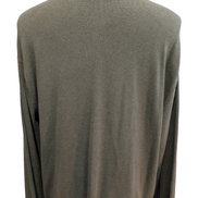Pull Fin Chaps Vert - Col Boutonné - 100% Coton - Taille L Homme