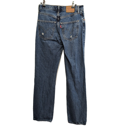 Levi’s 501 Jean Homme W28 L30 Bleu Destroy Grunge Vintage Pantalon