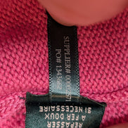 Pull Ralph Lauren (Lauren) Femme M Col Rond Rose Satiné Coupe Évasée 🏷️