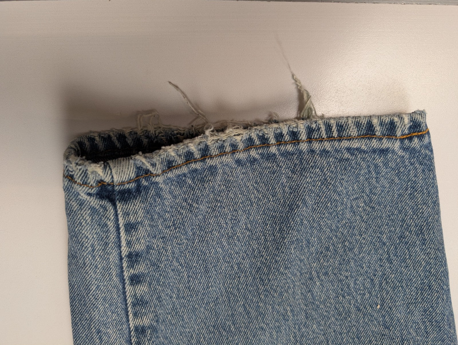 Jean LEVI'S 570 Baggy Vintage 🛹 Taille W36 (Taille 41cm) 🛹 Bleu Délavé Grunge