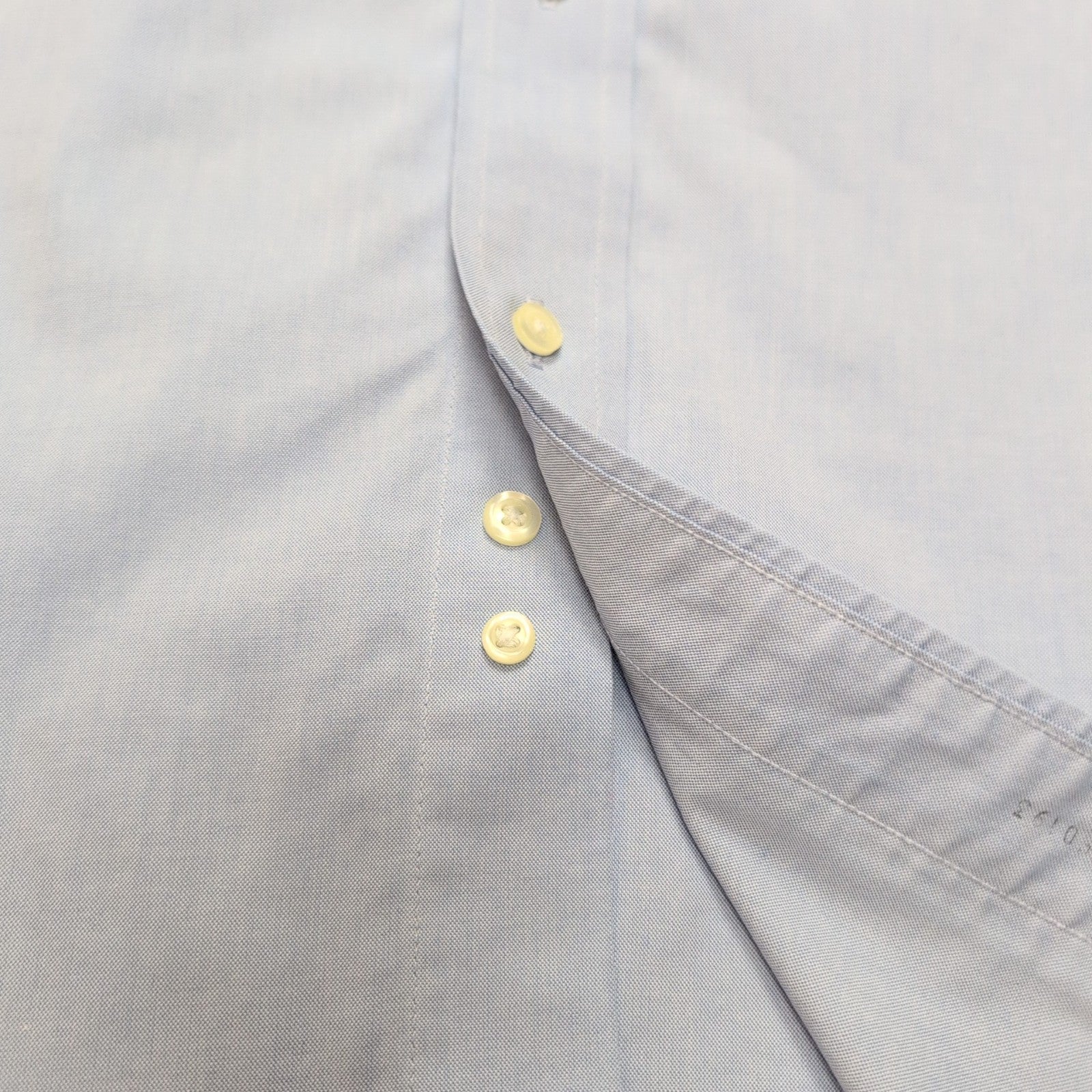 Chemise Brooks Brothers L Regent Bleu Clair 100% Coton Poche Homme