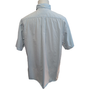 Chemise Tommy Hilfiger bleu ciel à carreaux manches courtes à poche taille L