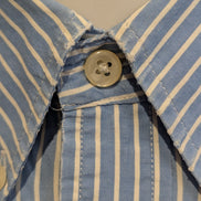 Chemise Nautica à Rayures Bleues & Blanches - Taille M