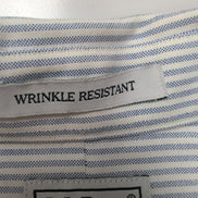 Chemise L.L. Bean Bleu à Rayures Wrinkle Resistant 1 Poche - Taille L