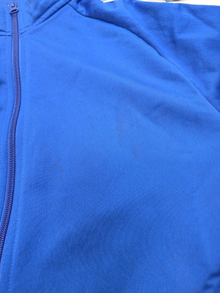 Veste Adidas Bleue Taille L Coupe Longue Sportswear Training Zippée - BEG