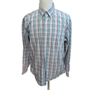 Chemise Nautica Verte À Carreaux Manches Longues Taille XL