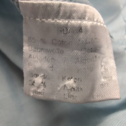 Chemise Lacoste Bleue Regular Fit 42 L Coton Lin Manches Longues