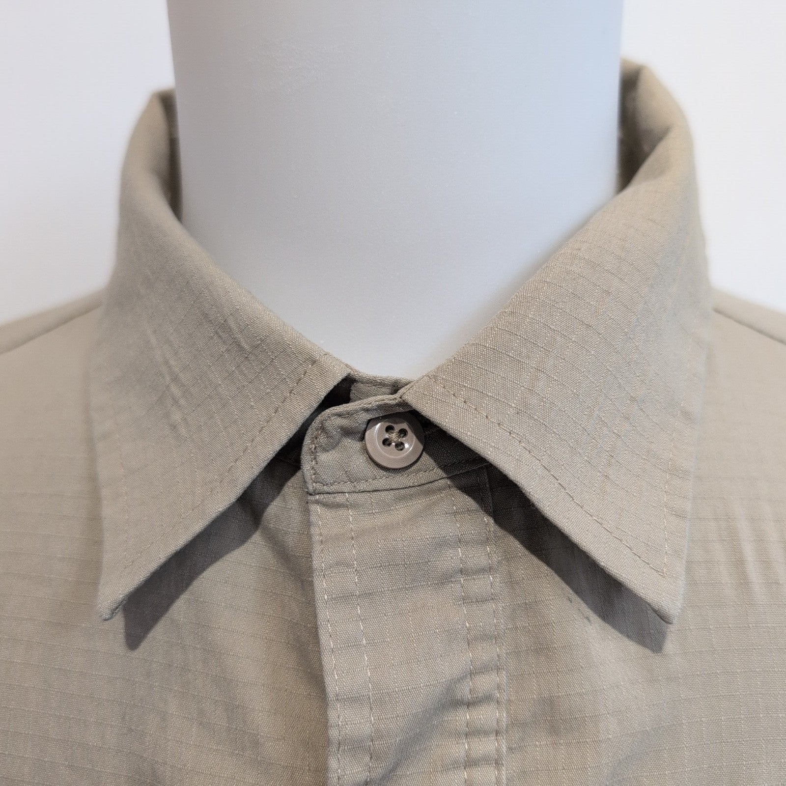 Chemise Carhartt Ripstop L Beige Workwear Ventilée Poches manches longues