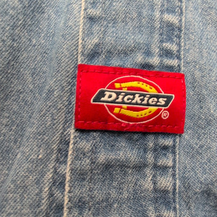 Chemise Dickies Jean Bleu PostNet Brodée L 100% Coton Workwear