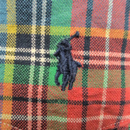Chemise Ralph Lauren 2XB 3XL Carreaux Multicolore Poche Inde manches longues