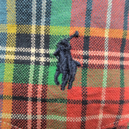 Chemise Ralph Lauren 2XB 3XL Carreaux Multicolore Poche Inde manches longues