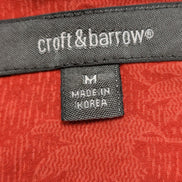 Chemise Hawaïenne Croft & Barrow 100% Rayonne - Rouge Foncé - Taille M