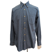 Chemise Wrangler Bleu Marine et Bleu Ciel à Carreaux Taille M / L