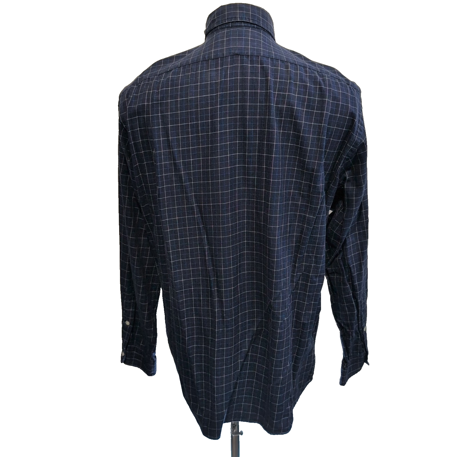 Chemise Ralph Lauren M Bleu Marine Carreaux Manches Longues