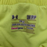 Short Under Armour HeatGear Run Jaune Fluo - Femme Taille S