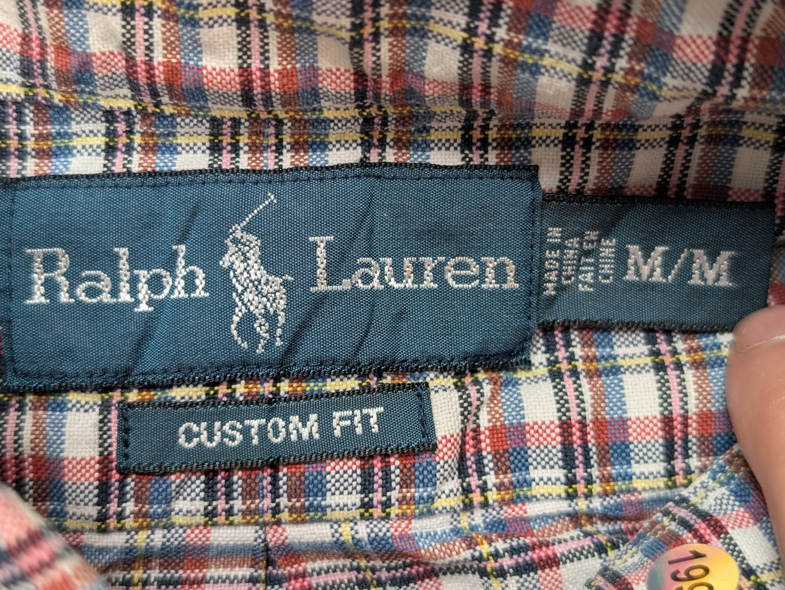 Chemise Ralph Lauren Rouge et bleu à carreaux Taille M - Excellent état