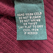 Pull Lauren Ralph Lauren Femme XS Bordeaux Col Bénitier Coton Modal
