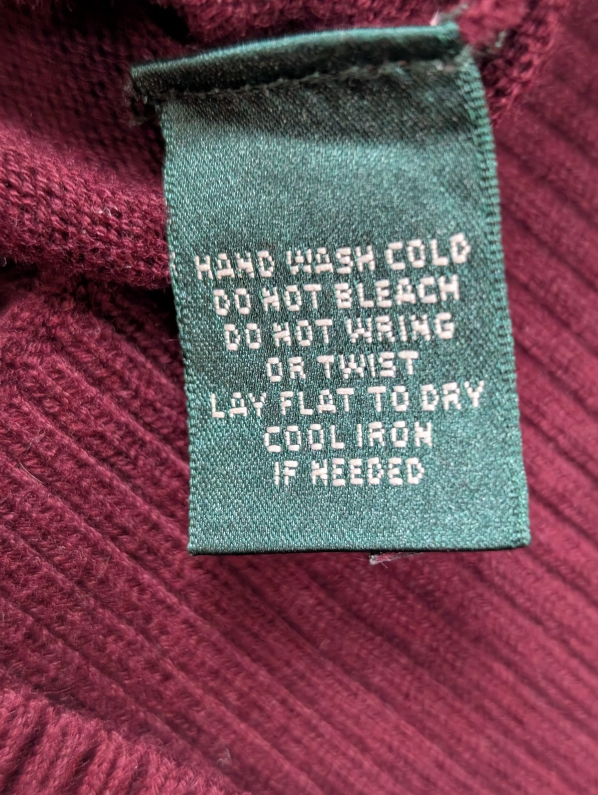 Pull Lauren Ralph Lauren Femme XS Bordeaux Col Bénitier Coton Modal