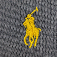 Polo Ralph Lauren Veste Hoodie Capuche Zippée Bleu Marine S Logo Jaune