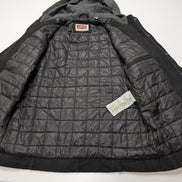 Blouson Veste Levis Homme S Laine Épaisse Matelassée Capuche Noire 4 Poches
