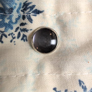Chemise SEARS Western Vintage Taille L/XL Fleurie Grand Col Pointe