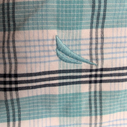 Chemise Nautica Verte À Carreaux Manches Longues Taille XL