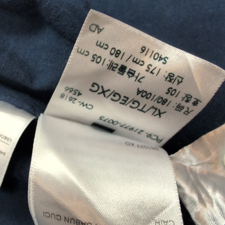 Chemise Levi's Manches Courtes Bleu Marine Coton et Lin à Poche Taille XL