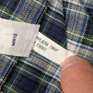 Chemise Ralph Lauren verte et marine à carreaux taille XXL logo vert #2567