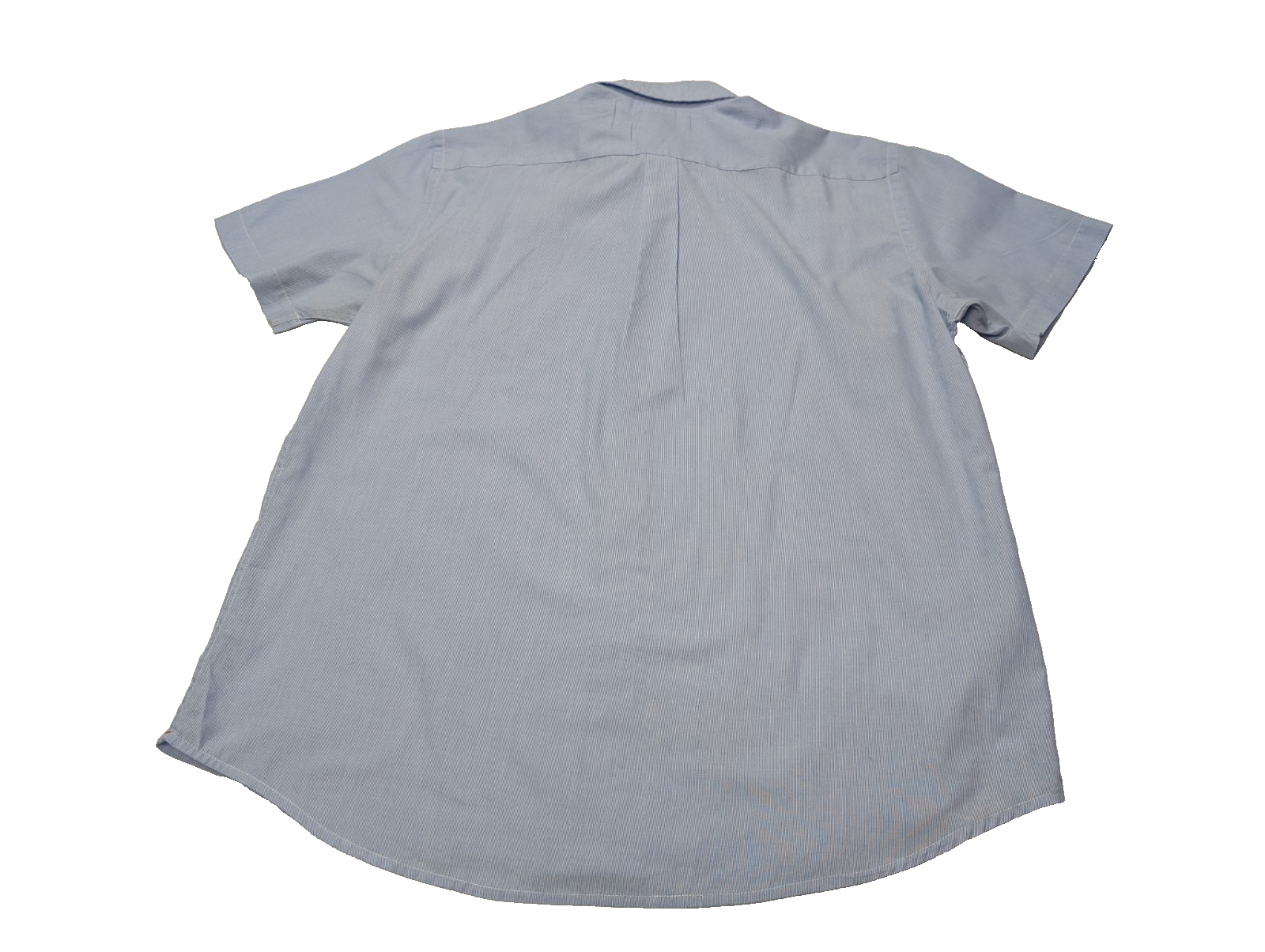 Chemise Dockers manches courtes bleu à rayures taille L #263