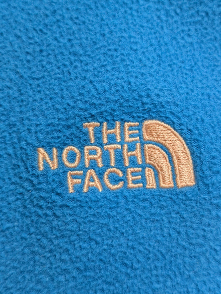 Pull Polaire Femme Bleu Ciel The North Face Col Zippé - Taille XXL