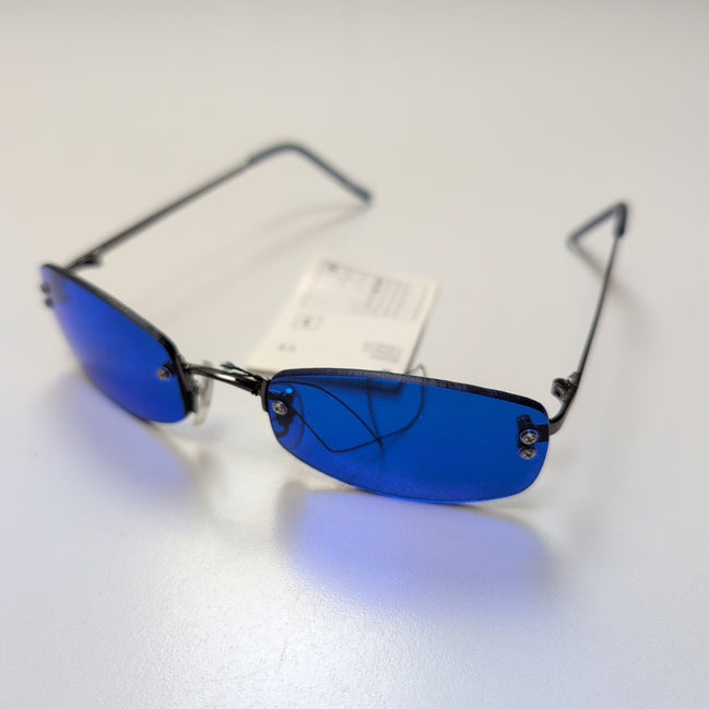 Lunettes de soleil Y2K Cyber Minimaliste Sans Monture Branches Fines