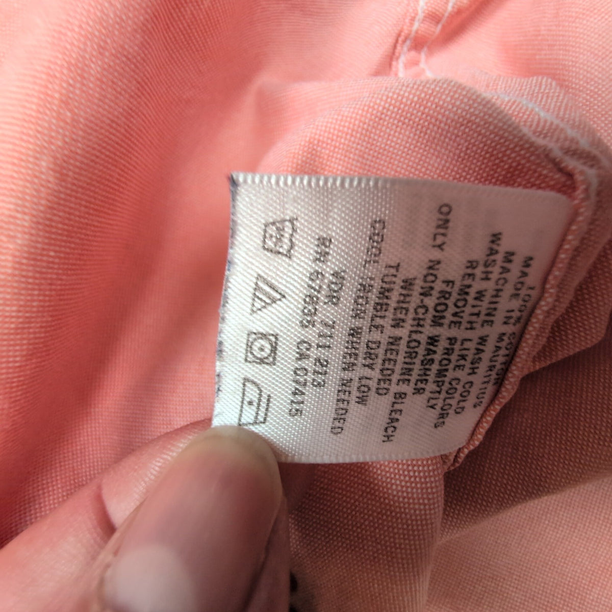 Nautica chemise saumon 2 poches logo ton sur ton taille 2XL