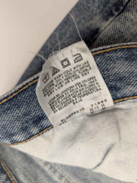 Jean Wrangler Vintage Homme W40 L30 Bleu Clair Denim Coupe Droite Classic Fit